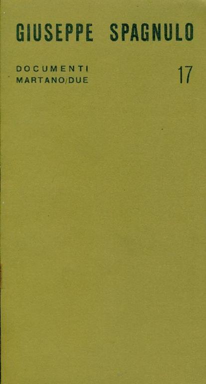 Giuseppe Spagnulo - Giuseppe Spagnulo - copertina