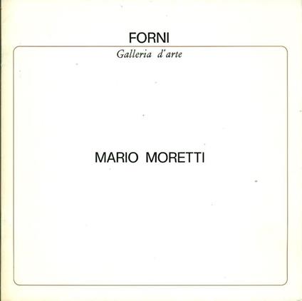 Mario Moretti - Mario Moretti - copertina