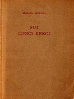 Sui lirici greci. Copia autografata