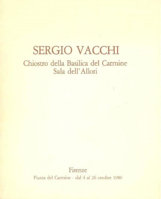 Sergio Vacchi - Sergio Vacchi - copertina