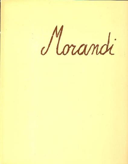 Giorgio Morandi - Giorgio Morandi - copertina