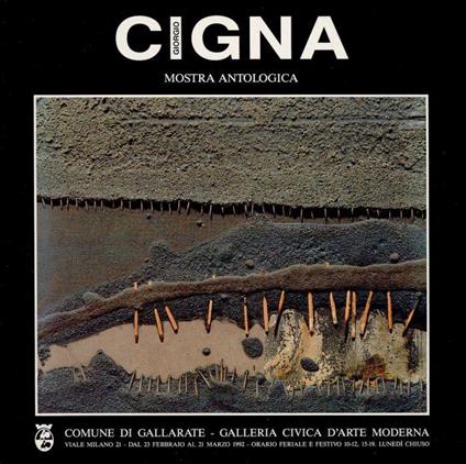 Cigna. Mostra antologica 1957-1991 - Giorgio Cigna - copertina