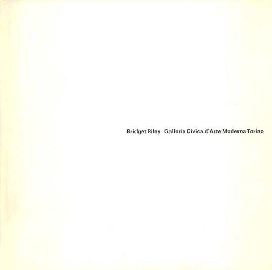 Bridget Riley - Bridget Riley - copertina