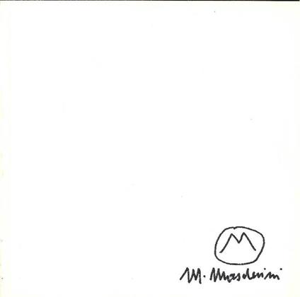 Marcello Mascherini - Marcello Mascherini - copertina