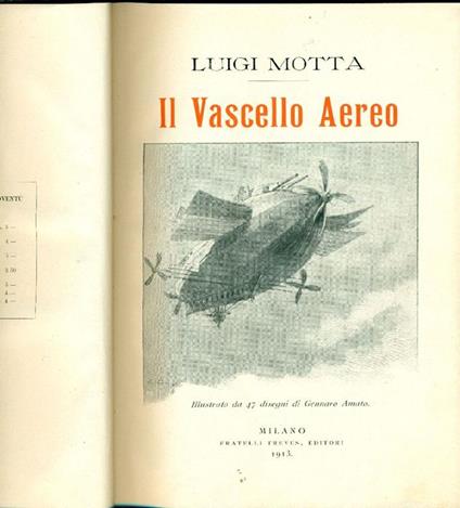 Il vascello aereo - Luigi Motta - copertina