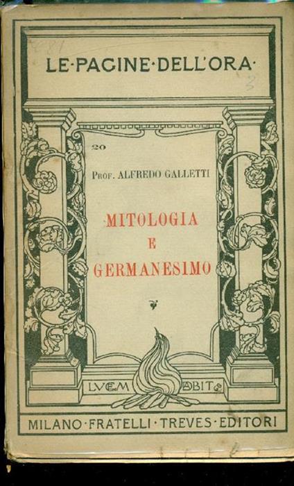 Mitologia e germanesimo - Alfredo Galletti - copertina