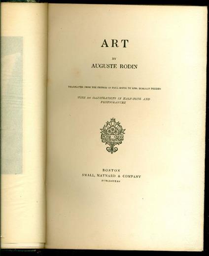 Art - Auguste Rodin - copertina