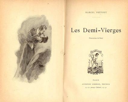 Les Demi-Vierges - Marcel Prévost - copertina