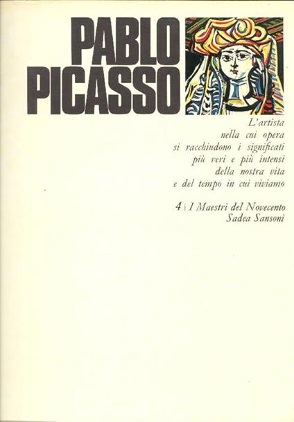 Pablo Picasso. Sadea-Sansoni 1969 - Pablo Picasso - copertina
