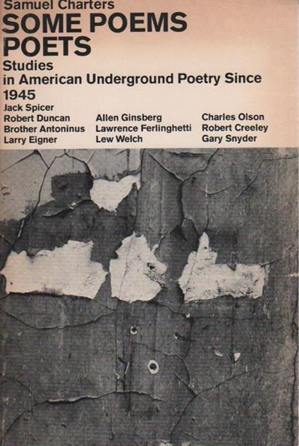 Some Poems Poets - Samuel Charters - copertina