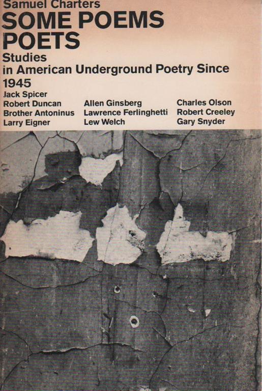 Some Poems Poets - Samuel Charters - copertina