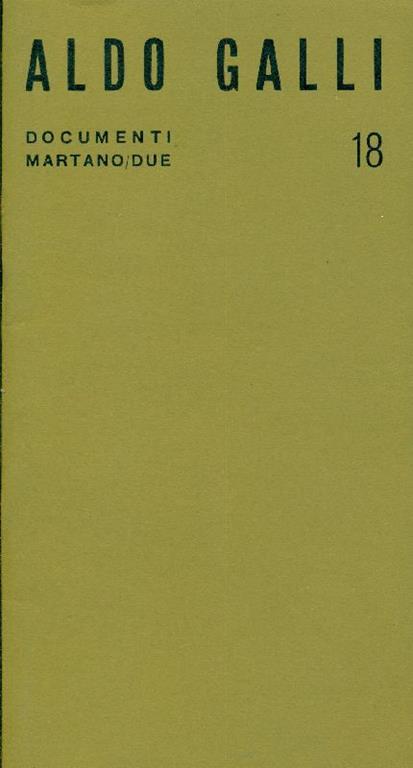 Aldo Galli - Aldo Galli - copertina