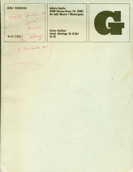 Wolf Heinecke - Wolf Heinecke - copertina