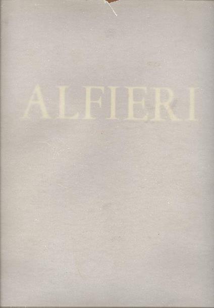 Alfieri - Domenico Cara - copertina