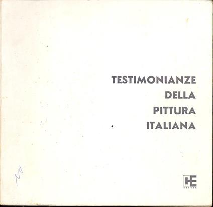 Testimonianze della pittura italiana - Franco Miele - copertina