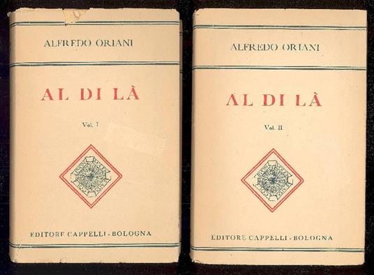 Al di là - Alfredo Oriani - copertina