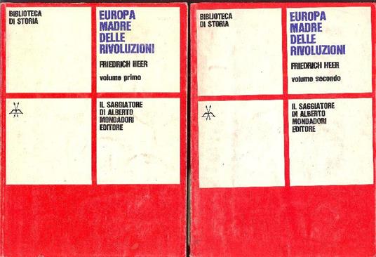 Europa madre delle rivoluzioni - Friedrich Heer - copertina