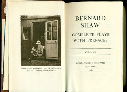 Complete Plays with Prefaces. Volume VI - George Bernard Shaw - copertina