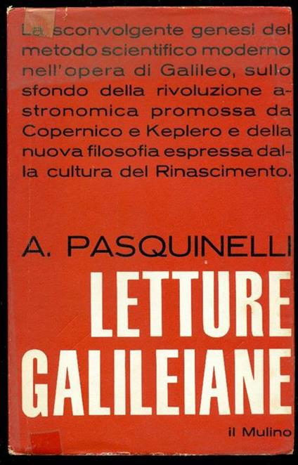 Letture galileiane - Alberto Pasquinelli - copertina