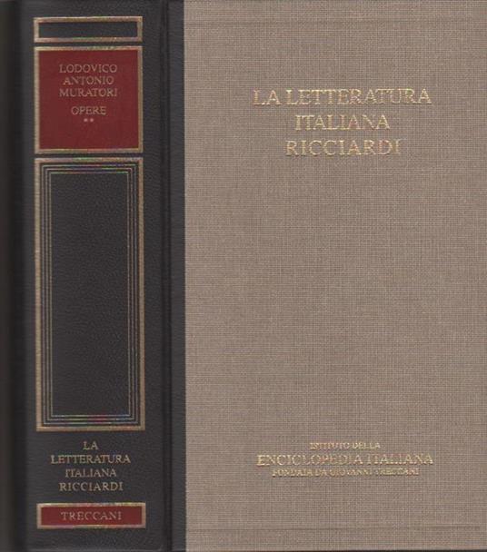 Dal Muratori al Cesarotti. Opere di Lodovico Antonio Muratori - Lodovico Antonio Muratori - copertina
