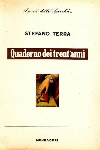 Quaderno dei trent'anni - Stefano Terra - copertina