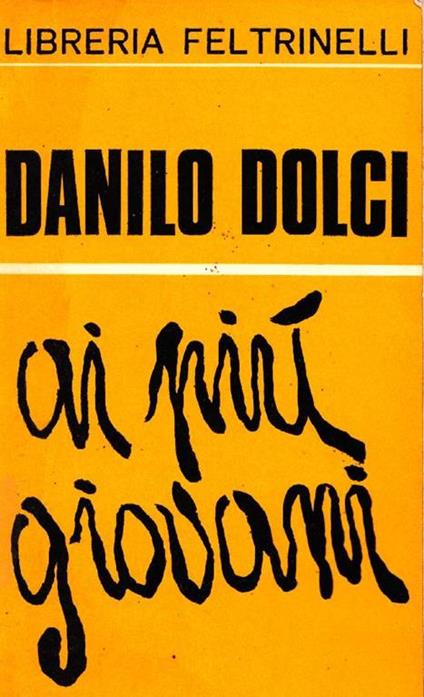 Ai più giovani - Danilo Dolci - copertina