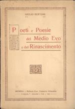 Poeti e poesie del Medio Evo e del Rinascimento
