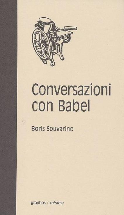Conversazioni con Babel - Boris Souvarine - copertina