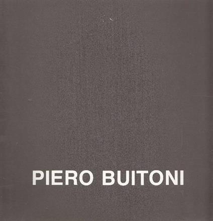 Piero Buitoni - Piero Buitoni - copertina