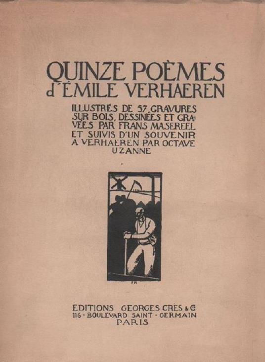 Quinze Poèmes - Emile Verhaeren - copertina