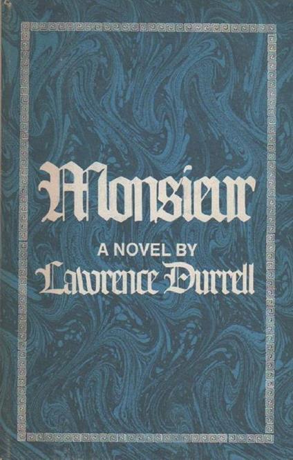 Monsieur - Lawrence Durrell - copertina