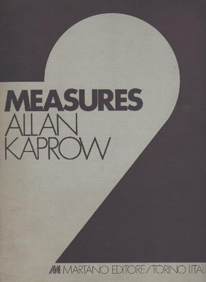 Measures 2 - Allan Kaprow - copertina