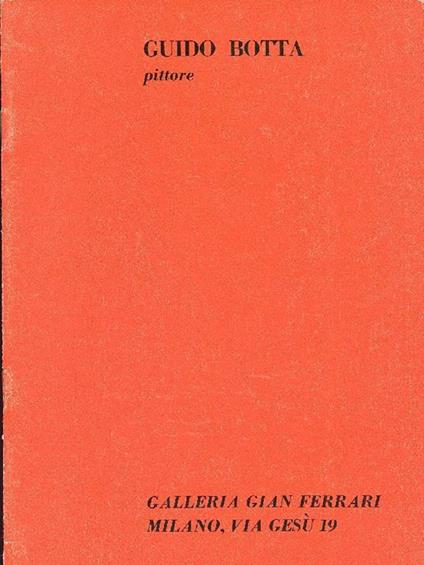 Guido Botta. Pittore - Guido Botta - copertina