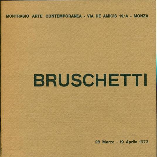 Bruschetti - Alessandro Bruschetti - copertina