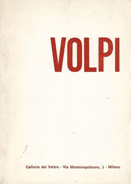 Alessandro Volpi - Alessandro Volpi - copertina