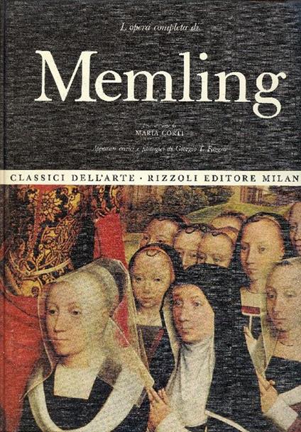 L' opera completa di Memling - Maria Corti - copertina