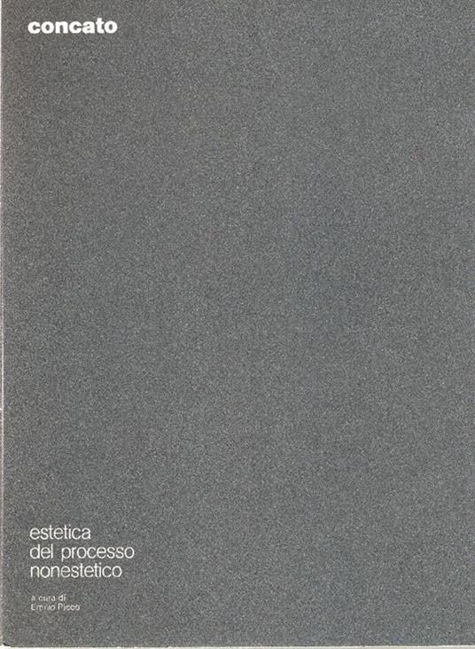 Concato. Estetica del processo nonestetico - Augusto Concato - copertina