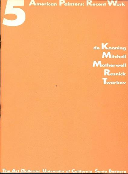 5 American Painters: Recent Work - Phyllis Plous - copertina