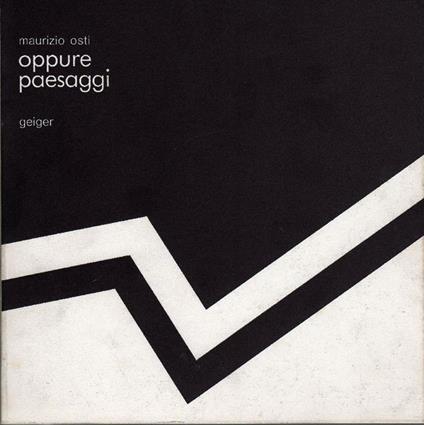 Oppure paesaggi - Maurizio Osti - copertina