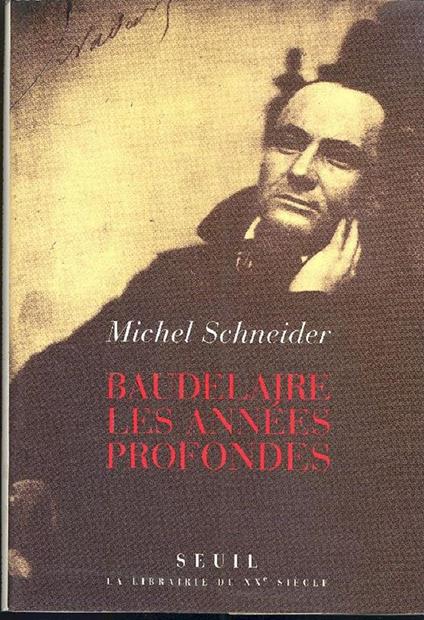 Baudelaire les années profondes - Michel Schneider - copertina