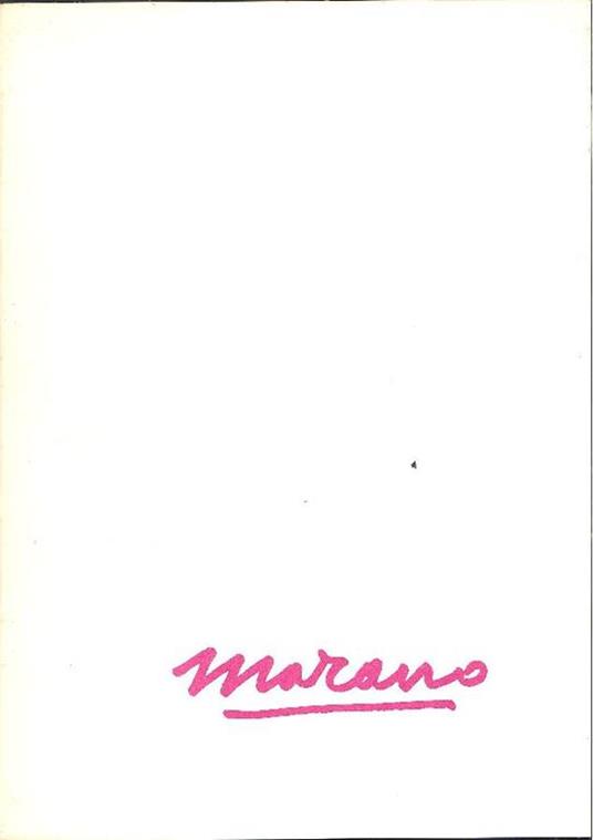 Marano - Vincenzo Marano - copertina