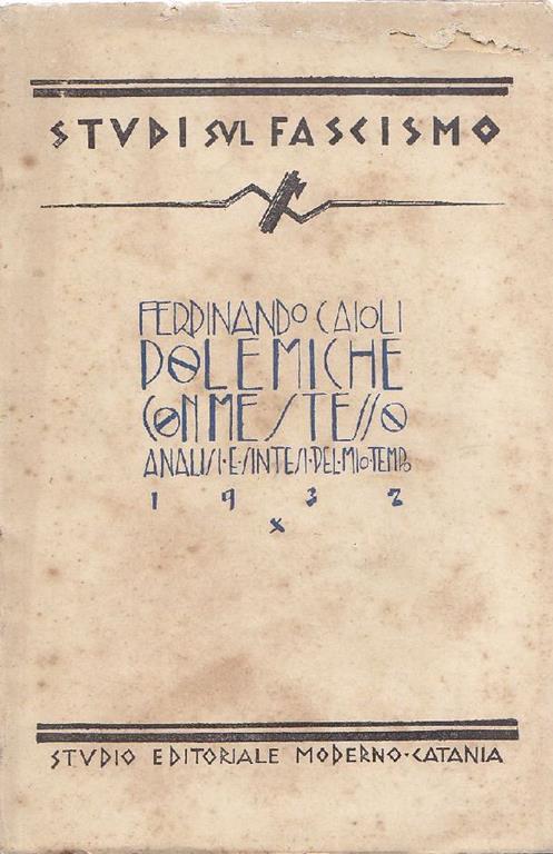 Polemiche con me stesso - Ferdinando Caioli - copertina