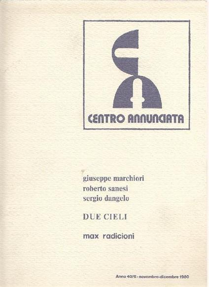 Due cieli. Quarantuno paesaggi di Max Radicioni - Max Radicioni - copertina