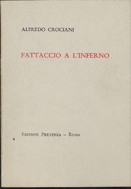 Fattaccio a l'inferno - Alfredo Crociani - copertina