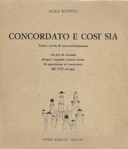 Concordato e così sia - Luigi Rodelli - copertina