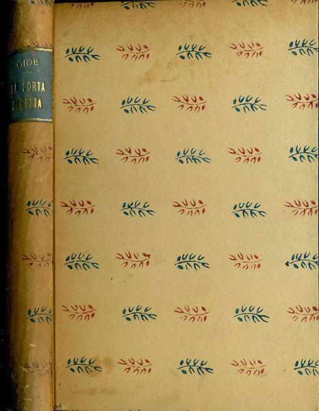 La porta stretta. Prima edizione - André Gide - copertina