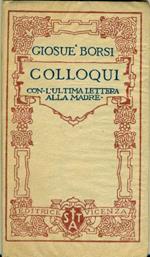 Colloqui. Con l'ultima lettera alla madre