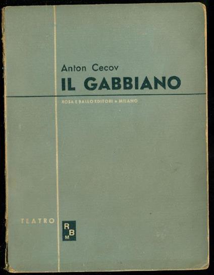 Il gabbiano - Anton Cechov - copertina