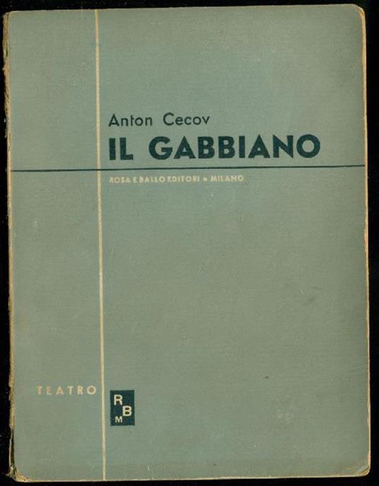Il gabbiano - Anton Cechov - copertina