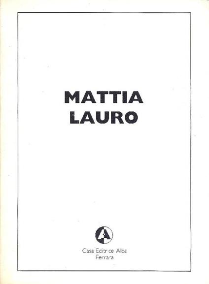 Mattia Lauro - Mattia Lauro - copertina